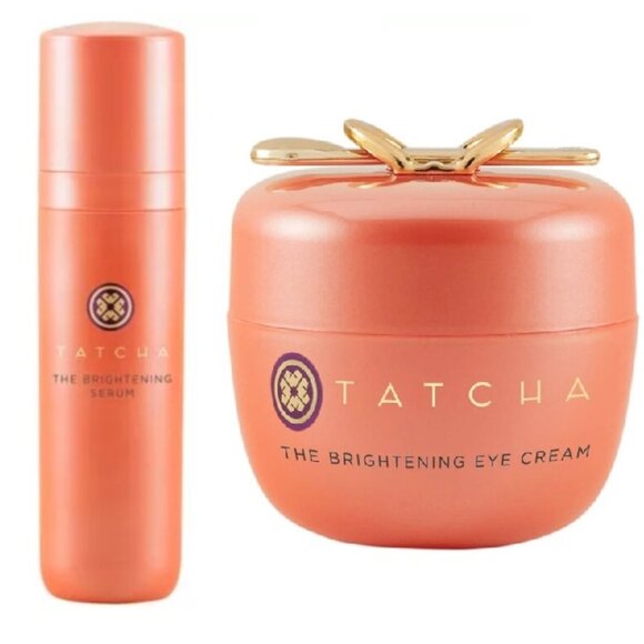 NIB's ✅TATCHA ~ The Brightening Duo ~ Serum & Eye Cream ✨ Both New in Boxes - Picture 1 of 7